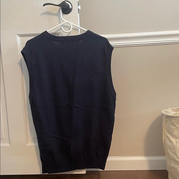 Polo by Ralph Lauren Men's Dark Blue V-Neck Sweater Vest - Picture 4 of 4